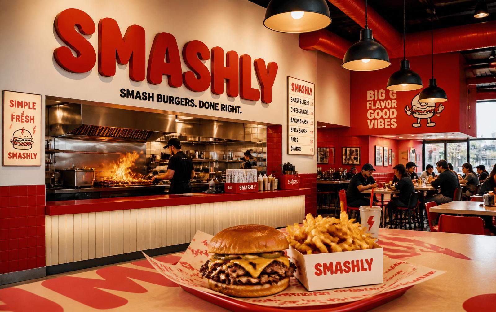 Smashly Burger detail 1